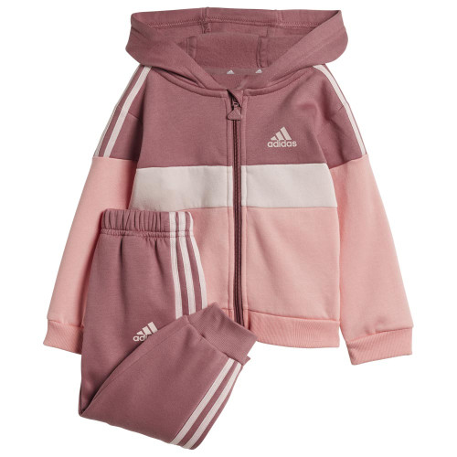 Adidas Βρεφικές φόρμες σετ Tiberio 3-Stripes Colorblock Fleece Tracksuit